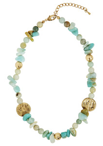 Jewellery: Esther Necklace - Mint Stone