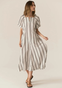 Parc Dress - Ink Stripe