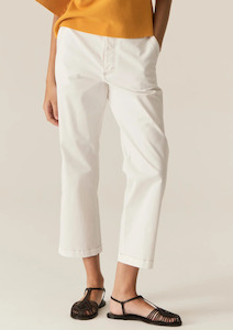 Fern Tapered Pant - White