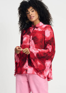 Pom Amsterdam: Summer Bliss Blouse - Red