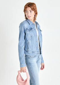 Denim Jeans: Dean X Slim Jacket - Benitta Wash