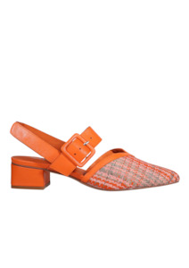 Raya Slingback Heel - Persimmon