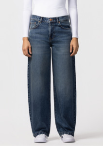 Denim Jeans: Larrie Baggy Jeans - Mineko Wash