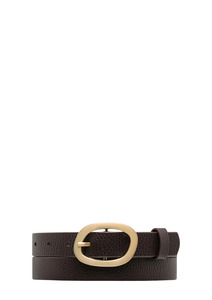 Belts: Nocturne Belt - Choc / Gold
