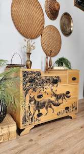 Availible Furniture Items: Fox oak drawers