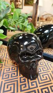 Black skull 'money box'