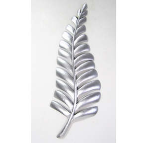 Best Sellers: Fern Metal Art Wall Hanging - Silver