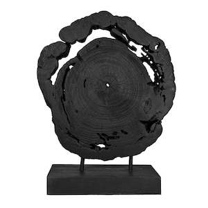 Home Decor Ornaments 1: Black Teak Sculpture - large