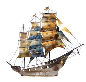 Fathers Day Guide: Historic Sailing Ship Metal Art Wall Hanging