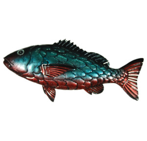 Fathers Day Guide: Colourful Fish Metal Art Wall Hanging