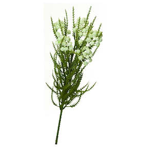 Artificial Green/Cream Achillea Spray (Milfoil) Flower