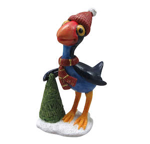 Christmas Gifts Under 40: Pukeko Bird With Small Christmas Tree