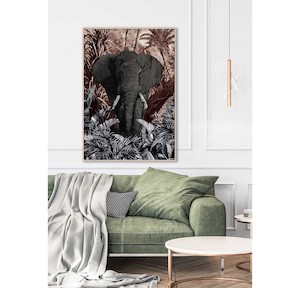 Tusk Framed Canvas Wall Art