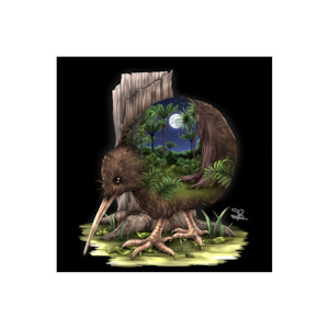 Christmas Gifts Under 40: Kiwi Bird LED Canvas Wall Art Print