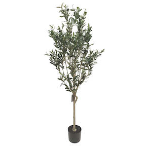 Artificial Olive Tree In Black Pot - 1.5mtr tall