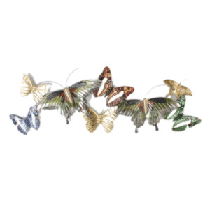 Colourful Butterflies Metal Art Wall Hanging