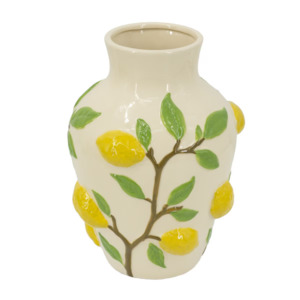 Lemon Ceramic Vase I