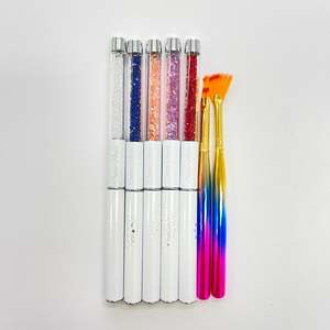 Tools And Accessories: Nail Brush Bundle - Nail Art Brush Set of 7