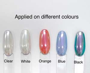 Nail Art Supplies: Aurora Mirror Chrome Pigment Powder #12