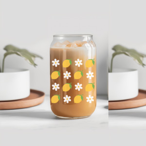 Merch: Daisy and Lemon Glass Tumbler