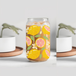 Lemon Glass Tumbler