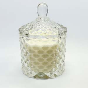 Candles: Soy Wax Candle 200g - Deluxe Crystal Jar