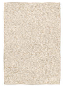 Colette Cream and Beige Marbled Wool Rug