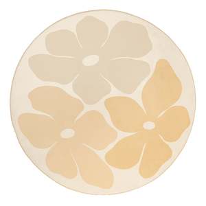 Round Rugs: Gwen Yellow Flowers Rollie Pollie Round Playmat