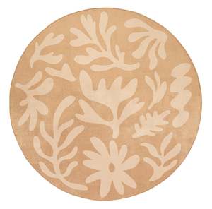 Round Rugs: Anca Peach Shapes Rollie Pollie Round Playmat