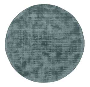 Round Rugs: Nico Turquoise Handwoven Round Rug