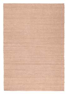 Jute Rugs: Briony Peach Flatweave Jute and Cotton Rug