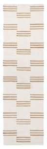 Jute Rugs: Hendrix Asymmetrical Striped Jute Wool Runner Rug