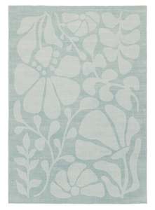 Nautical Rugs: Marion Blue Botanical Washable Rug