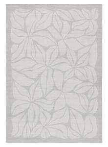 Nautical Rugs: Rana Blue Botanical Washable Rug