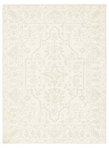 Traditional Rugs: Lianda Neutral Medallion Washable Rug