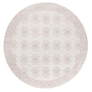 Aggy Pink Neutral Plush Rollie Pollie Round Playmat