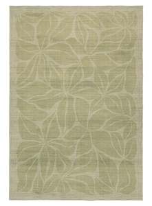 Vibrant Rugs: Savona Green Botanical Washable Rug