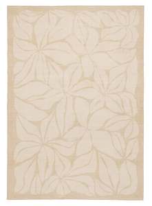Talari Warm Yellow Botanical Washable Rug