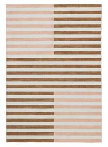 Vibrant Rugs: Okino Pink and Brown Washable Rug