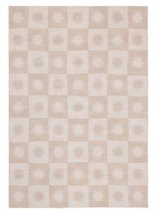 Vibrant Rugs: Mona Light Beige Washable Rug