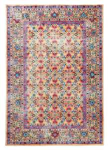 Jeraldine Multicolour Bordered Floral Rug