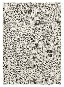 Monochromatic Rugs: Eddie Charcoal Grey Abstract Tribal Pattern Washable Rug