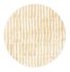 Fritzie Champagne Abstract Striped Round Rug