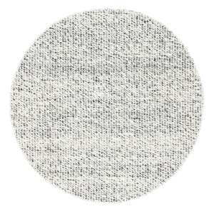 Vaasa Marbled Grey Chunky Wool Round Rug