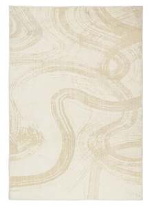 Kabir Neutral Abstract Washable Rug