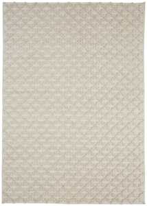 Hanna Ivory Leaflets Wool Blend Rug