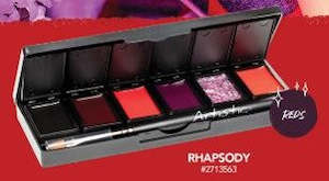 Artistic Cream Colour Gel 6pc Palette - Rhapsody (Reds) - NEW & IN STOCK