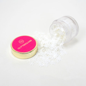 Glitter Gloss Shapes  Flakes - Artic Ice