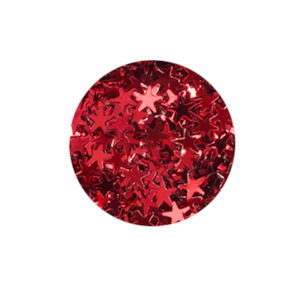 Glitter Gloss: Glitter Gloss Shapes Stars - Ruby Skinny Stars