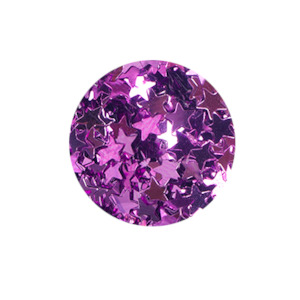 Glittergloss Shapes: Glitter Gloss Shapes Stars - Ultra Violet